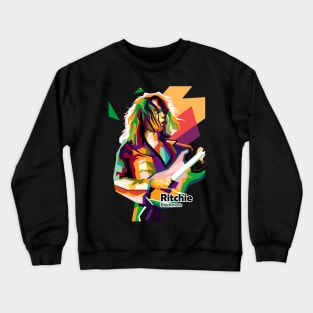 The Guitaris In Wpap Art Crewneck Sweatshirt